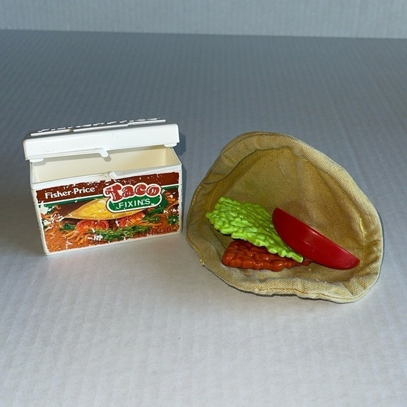 Fisher-Price Fin With Foods Vintage Taco Fixin’s - Picture 1 of 4